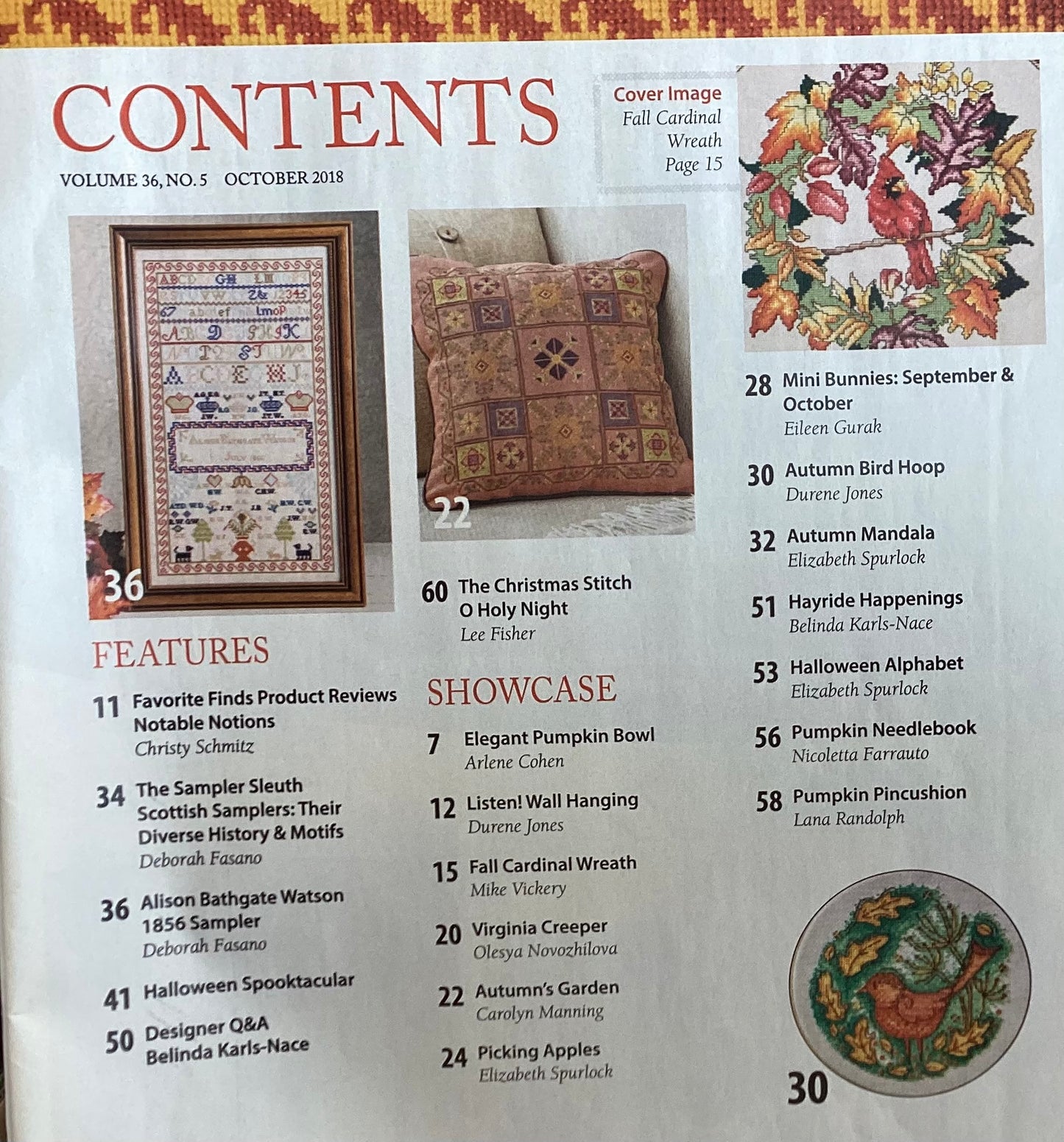 Just CrossStitch Magazine: October 2018