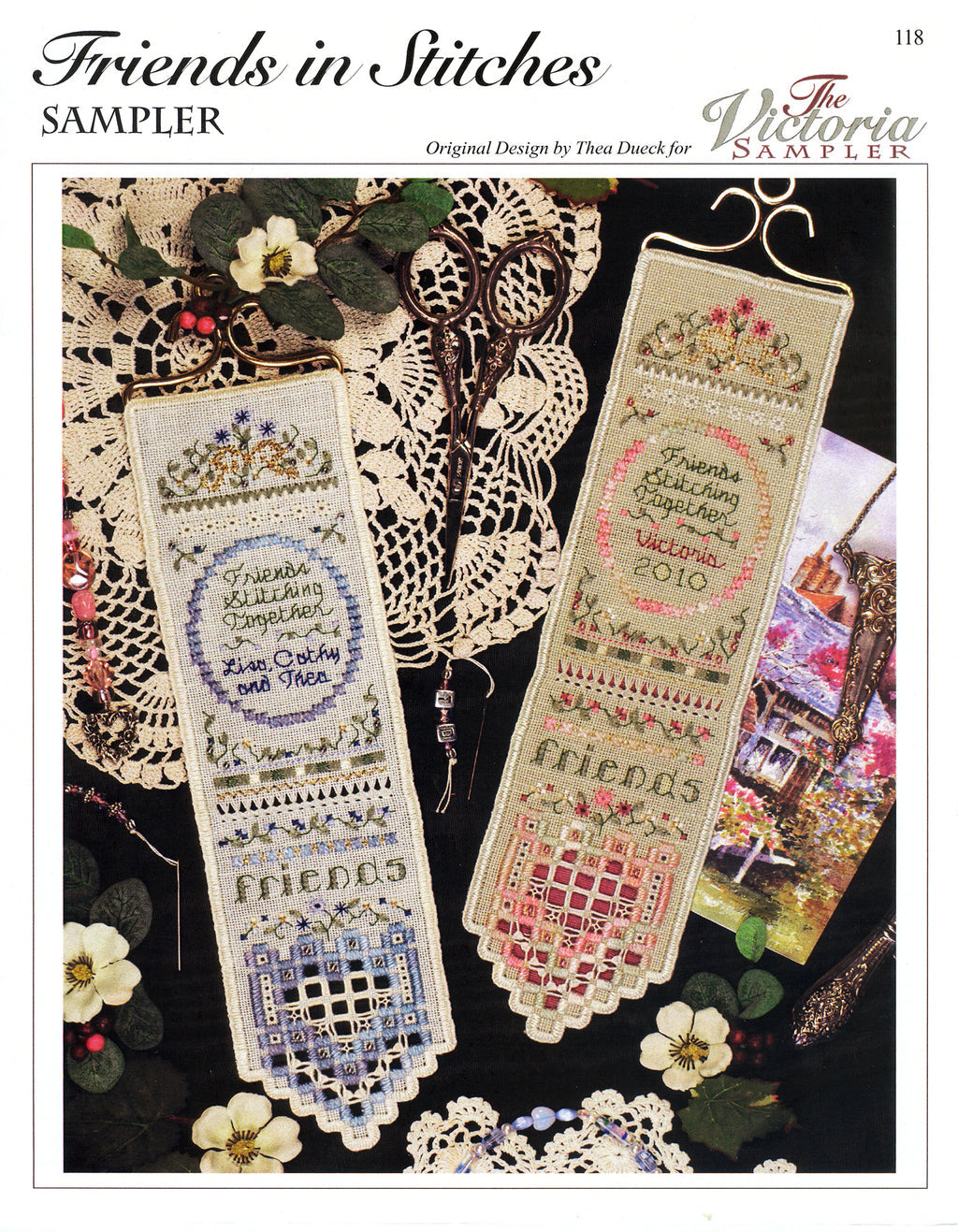 Friends In Stitches By The Victoria Sampler 118
