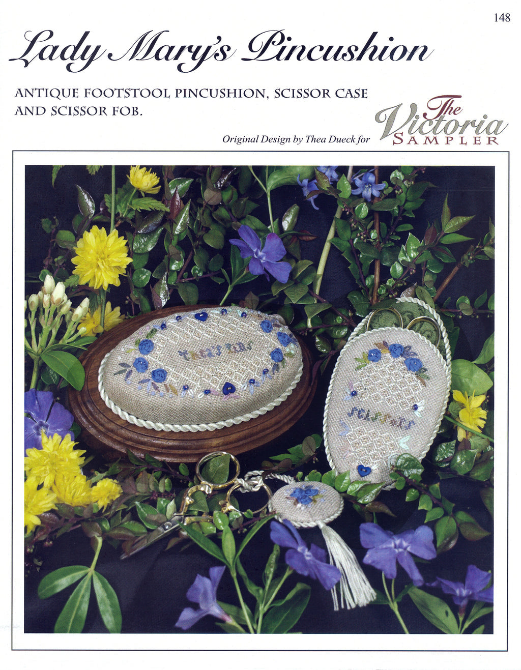 Lady Mary’s Pincushion By The Victoria Sampler 148