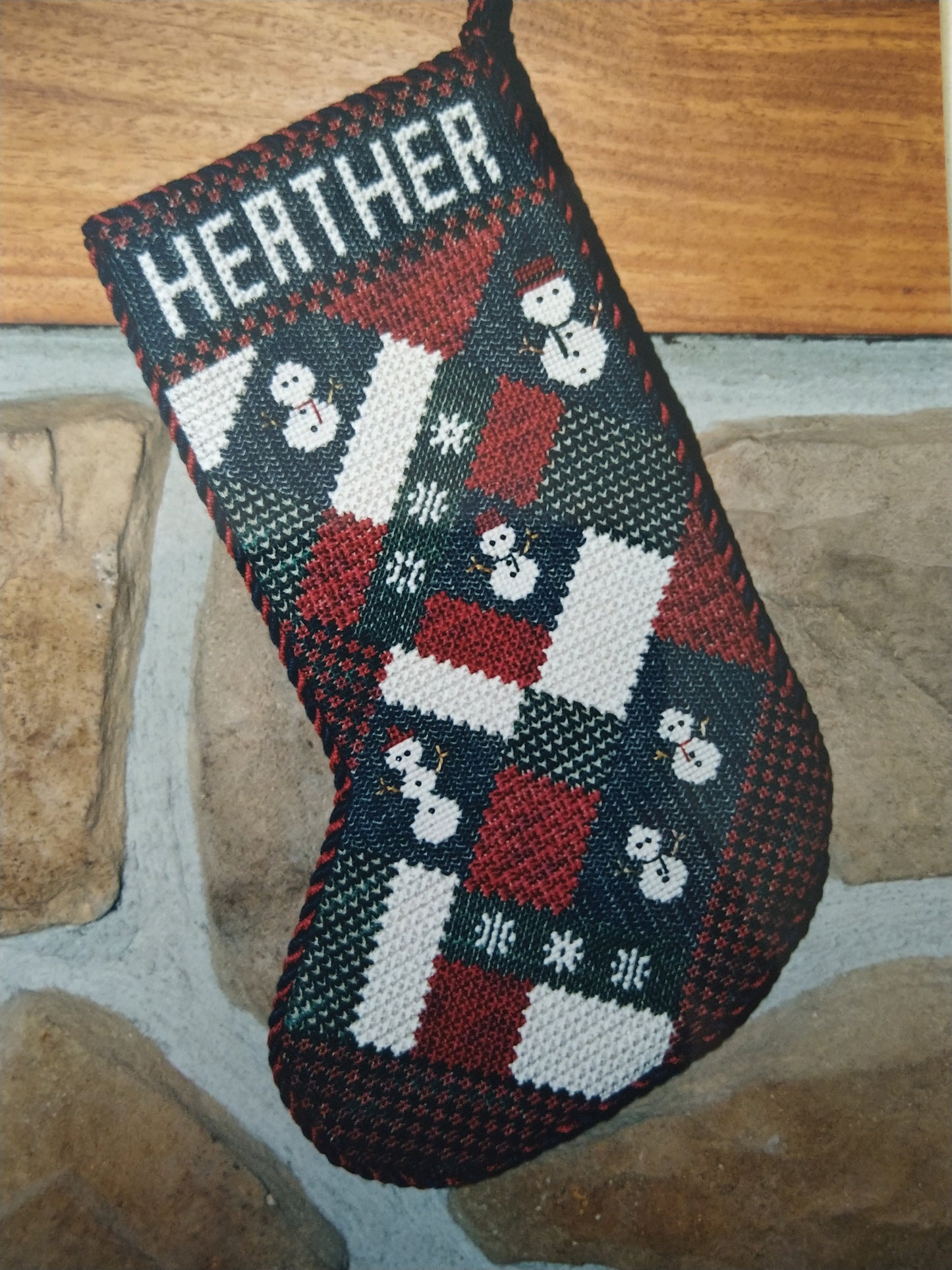 A Snowman Stocking by Sekas & Co.