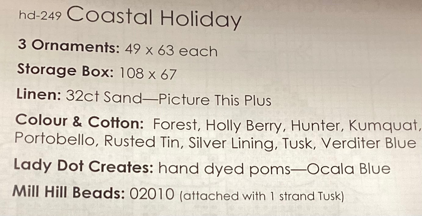 Coastal Holiday by Hands on Design hd-249