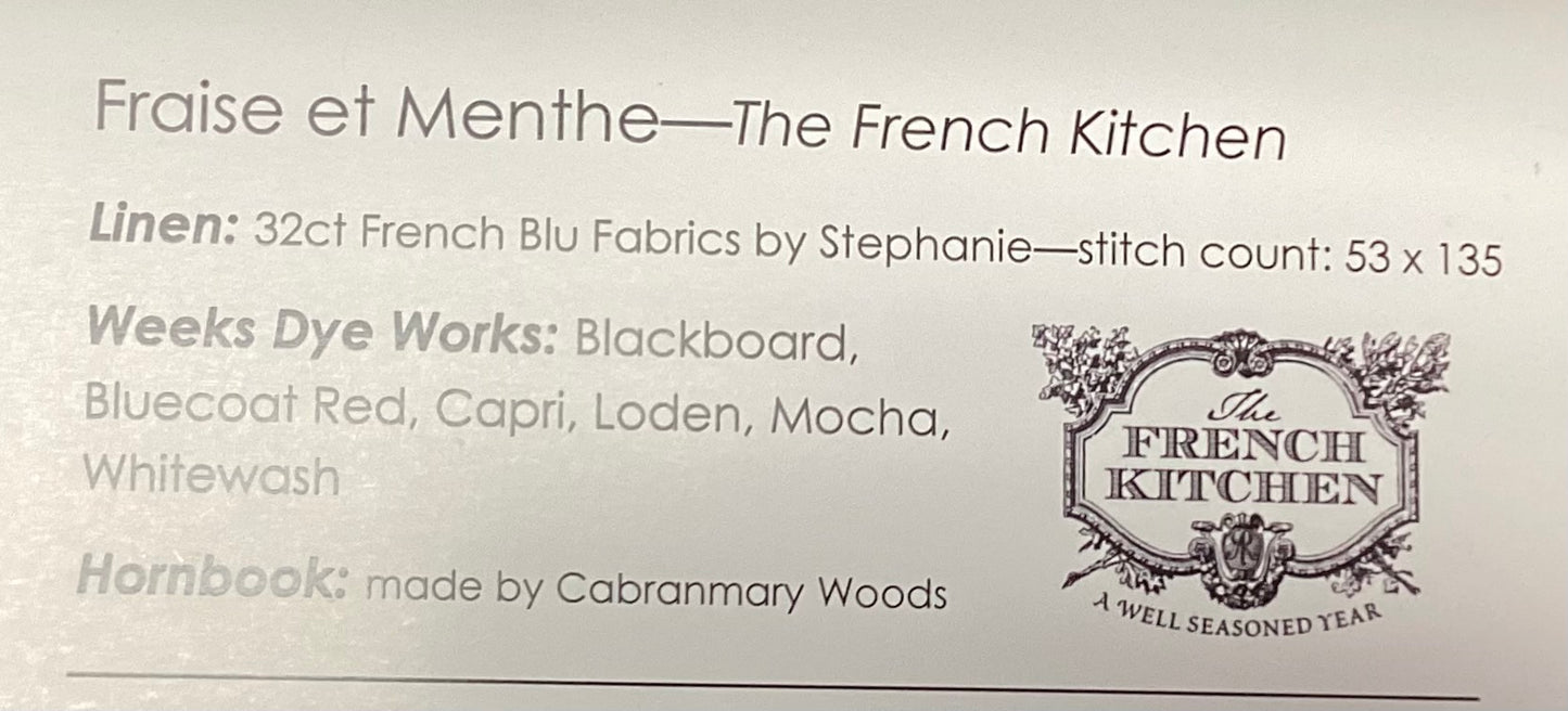 Fraise et Menthe: The French Kitchen by Hands On Drsign