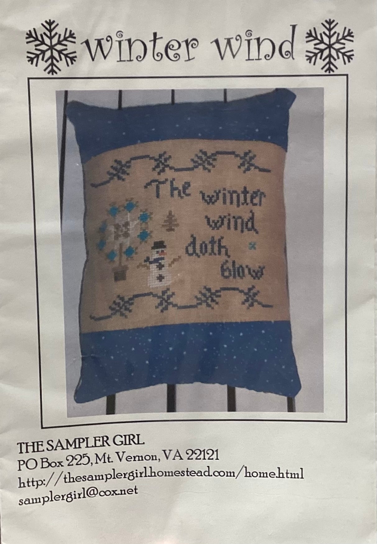 Winter Wind by The Sampler Girl