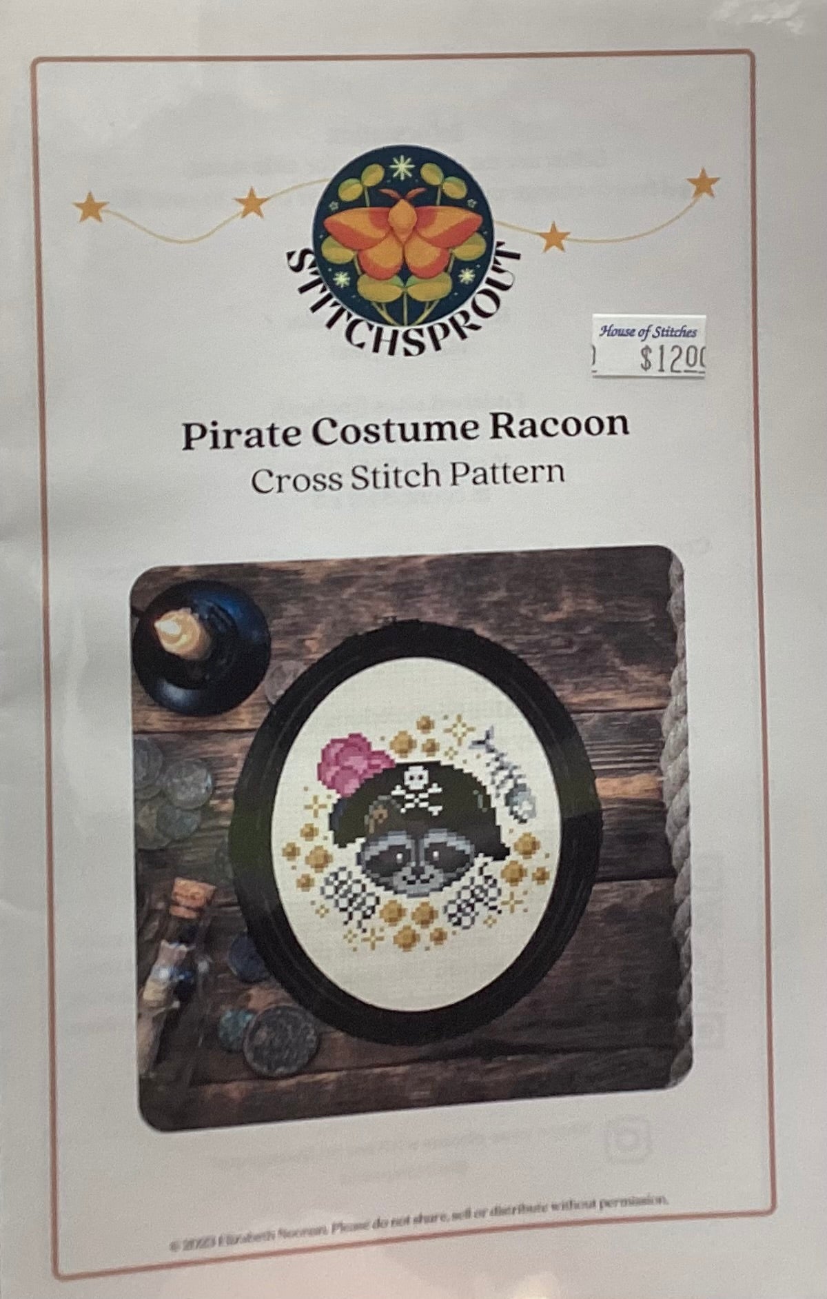 Pirate Costume Raccoon by StitchSprout