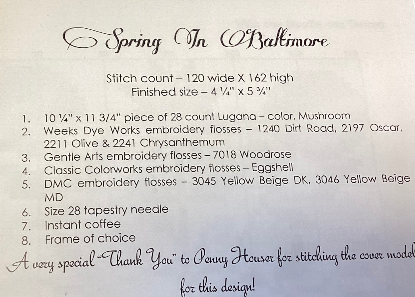 Spring in Baltimore by With Thy Needle & Thead