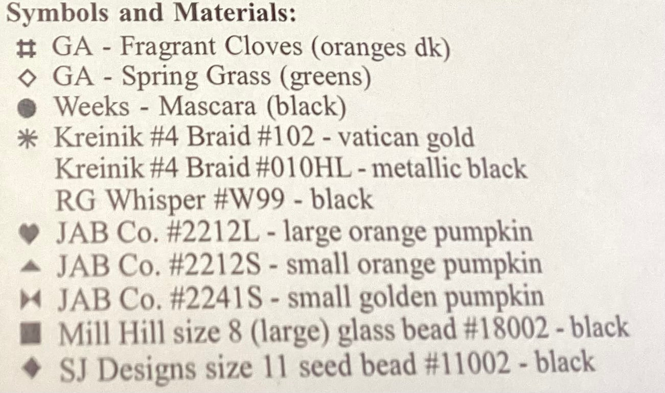 Jack ‘o Juggle Spell by The Victoria Sampler CJ39
