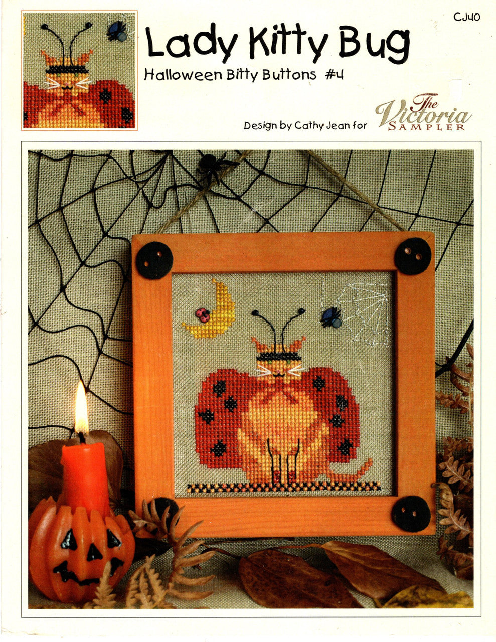 Lady Kitty Bug by The Victoria Sampler CJ40