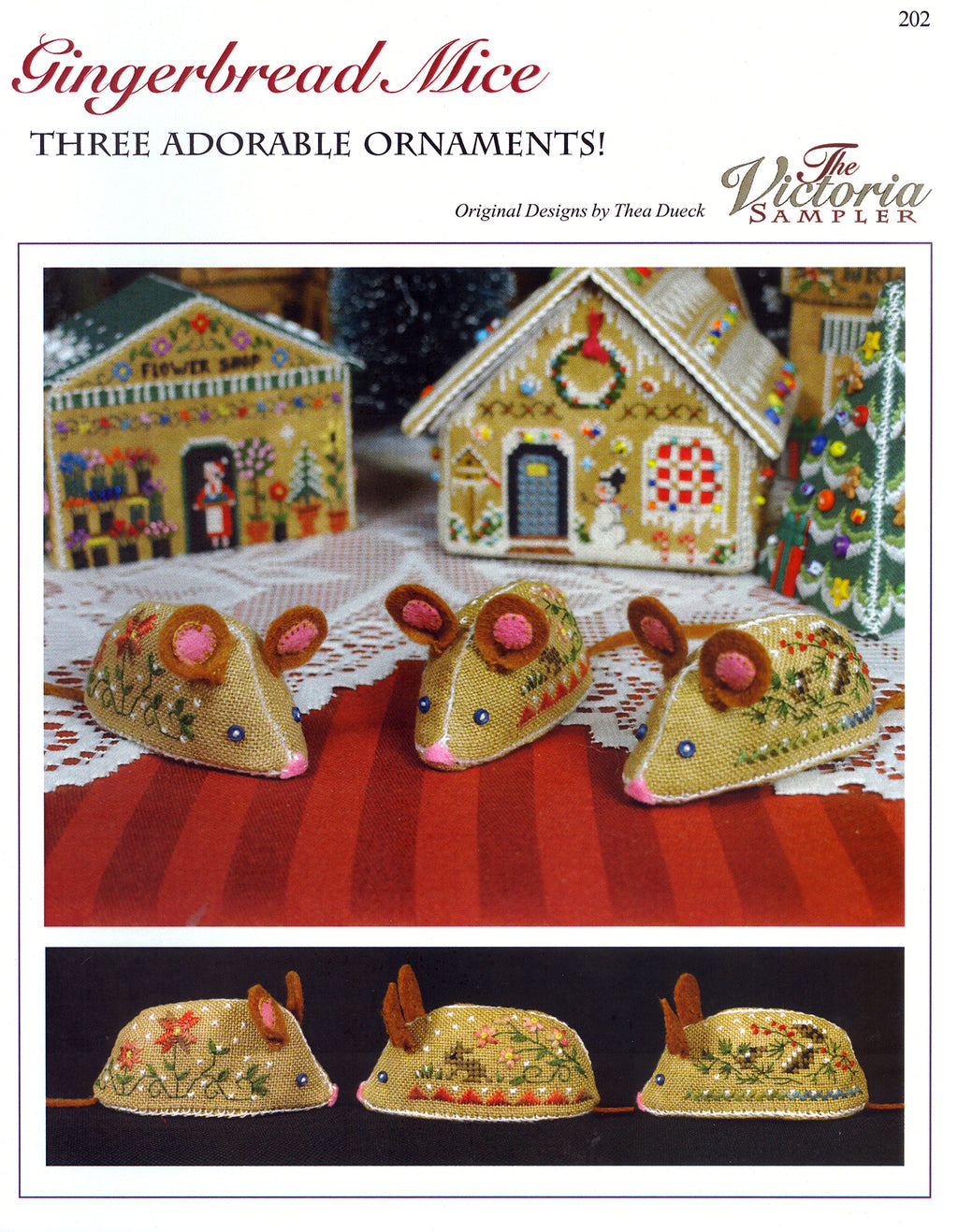 Gingerbread Mice By The Victoria Sampler 202