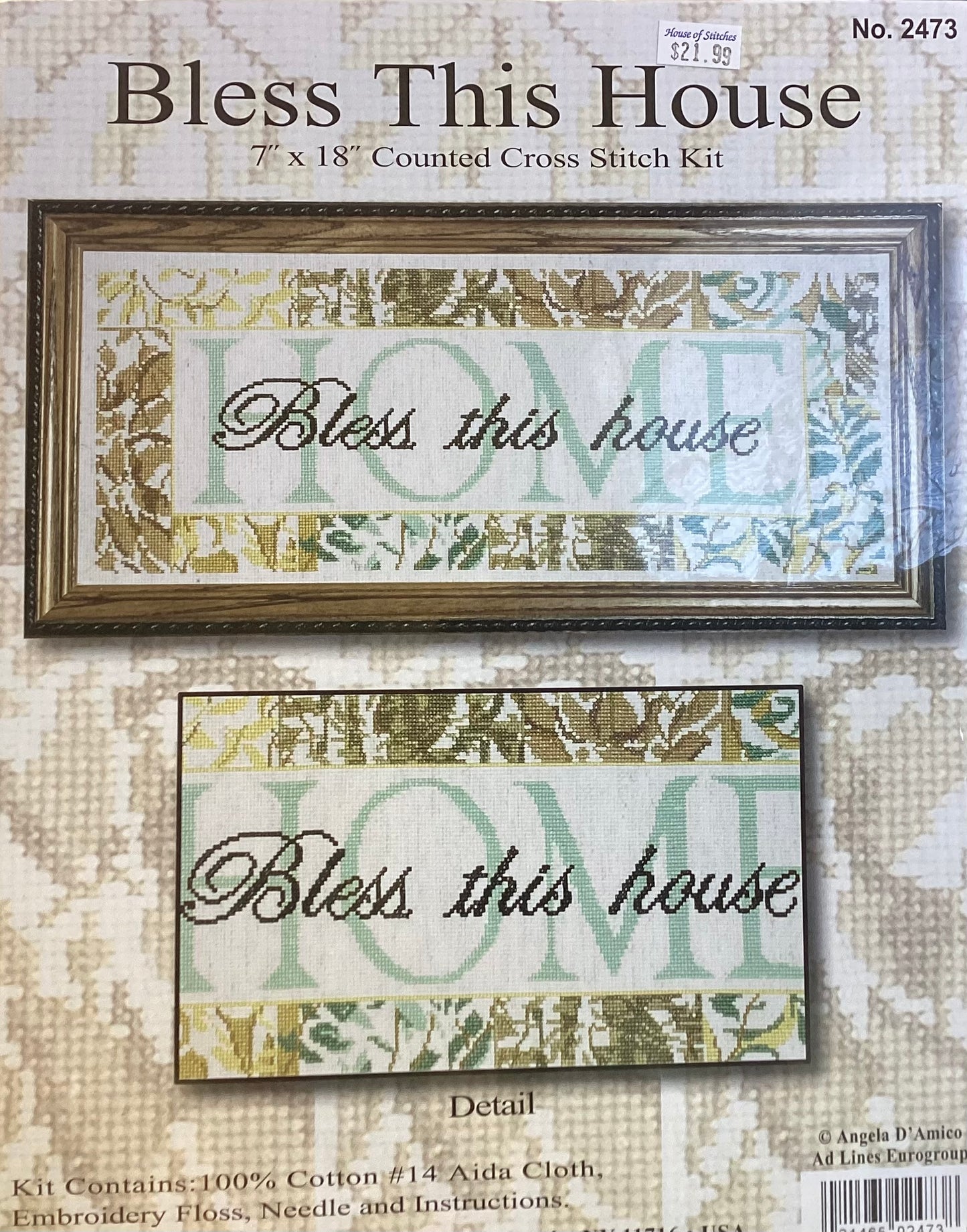 Bless This House Kit by Design Works Crafts
