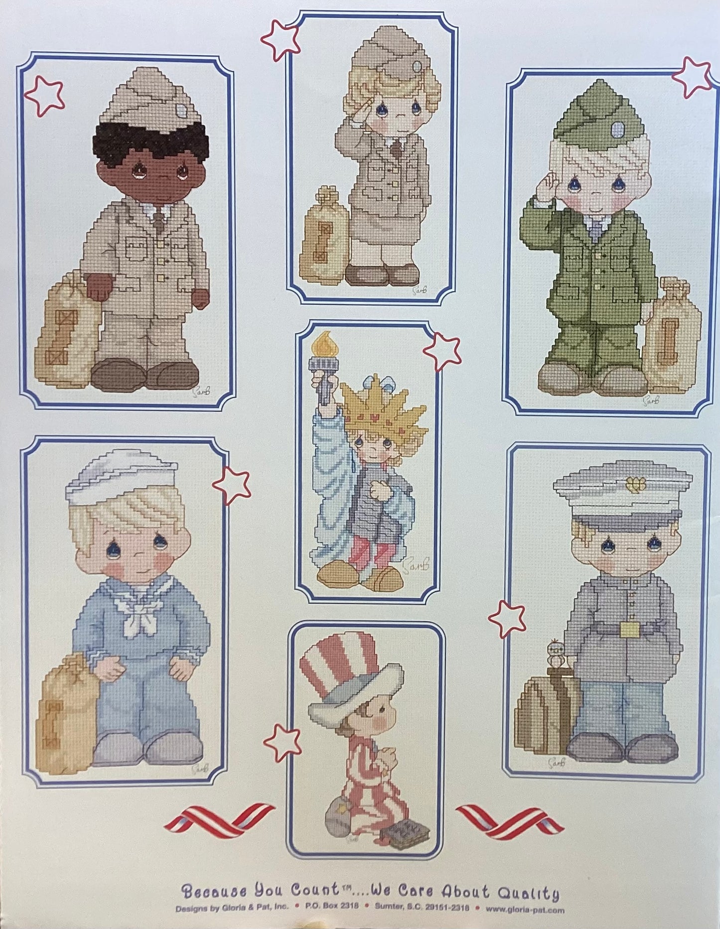 Precious Moments: Sweet Land of Liberty by Designs by Gloria & Pat