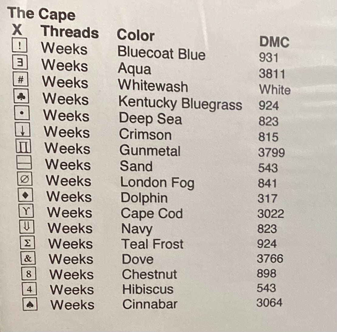 The Cape by Valentine Stitchery