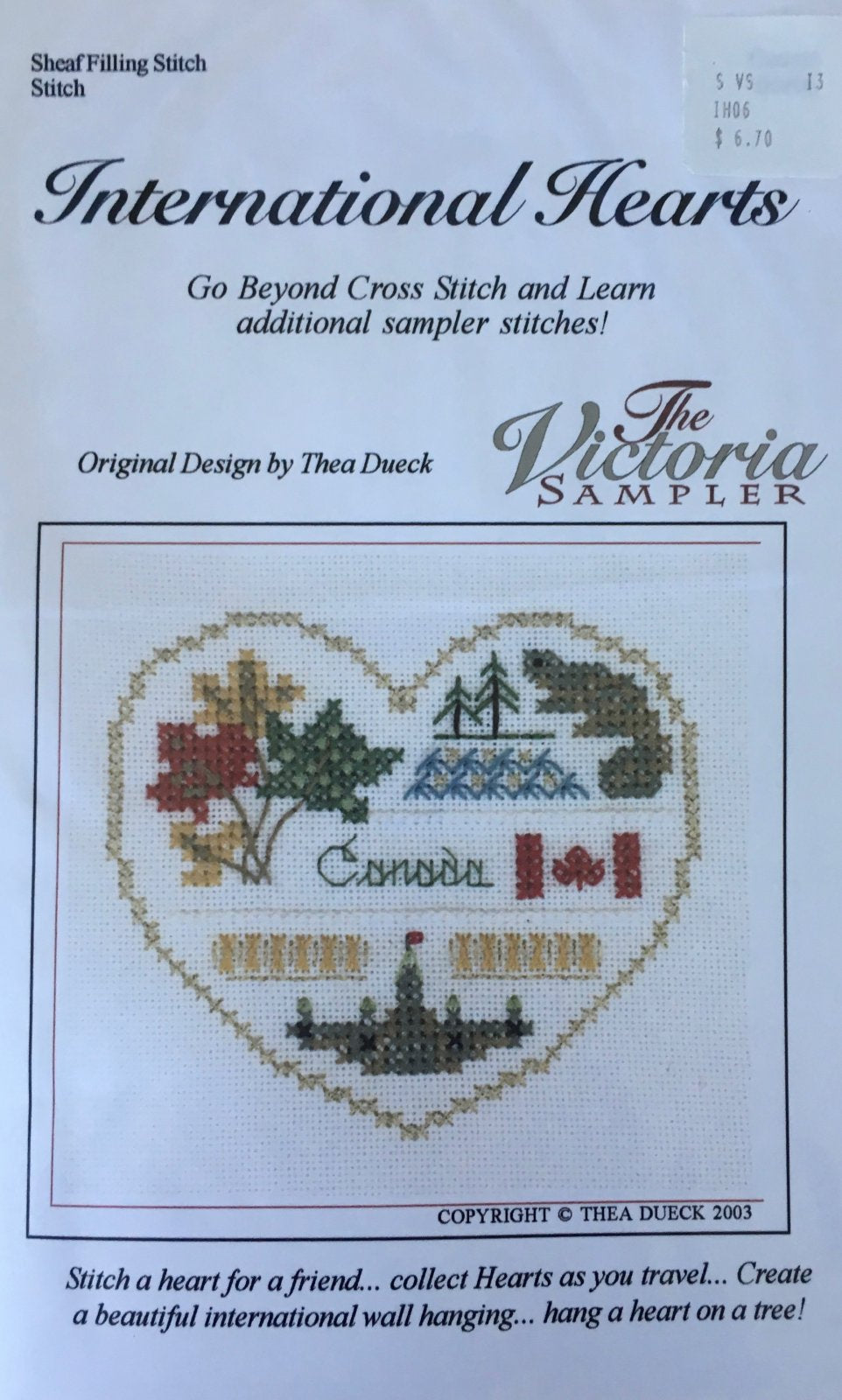 International Hearts Kit: Canada by The Victoria Sampler