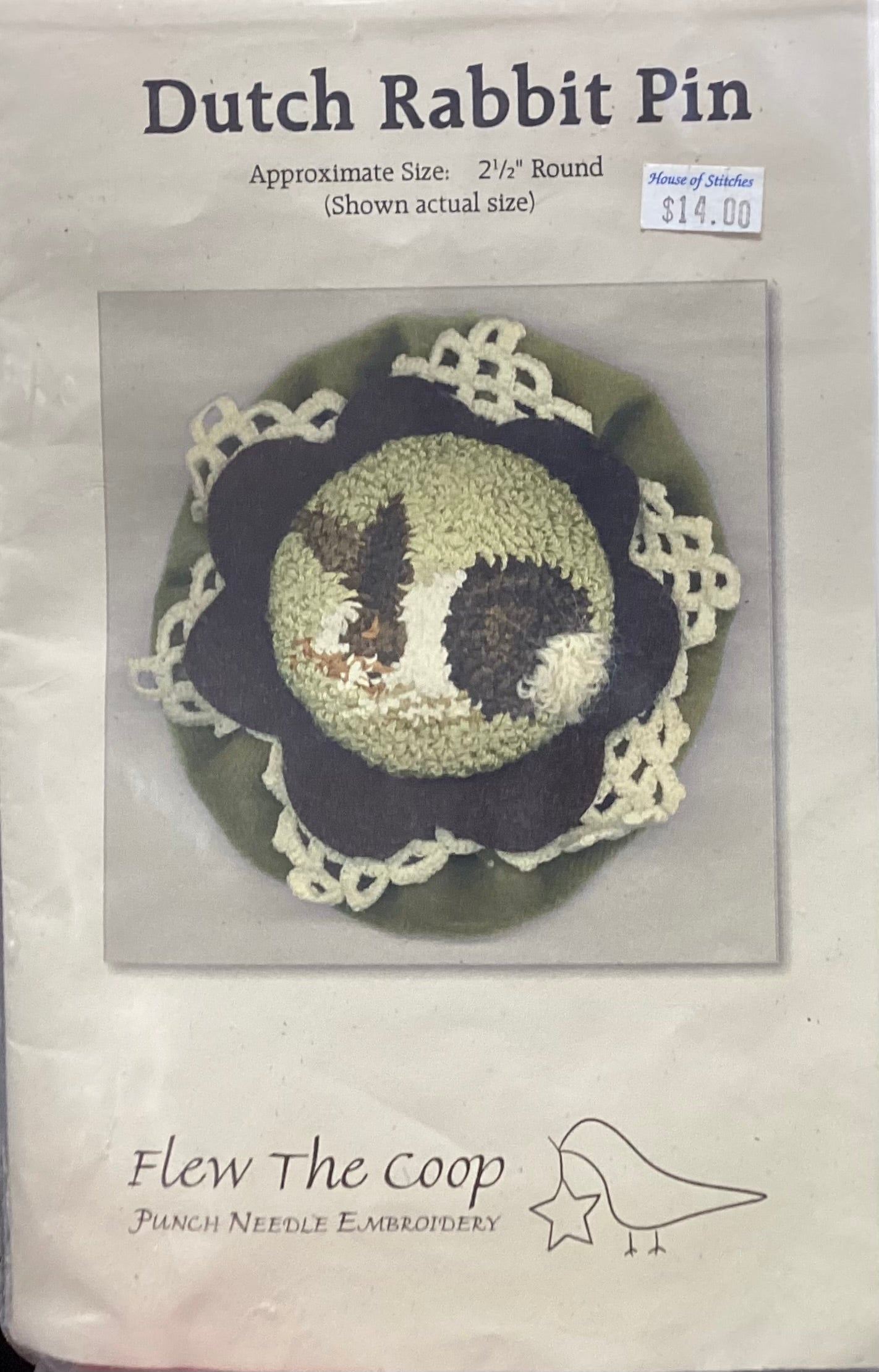 Dutch Rabbit Pin by Flew The Coop