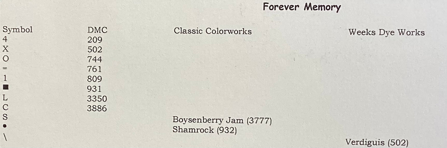 Forever Memory by Poppy Kreations