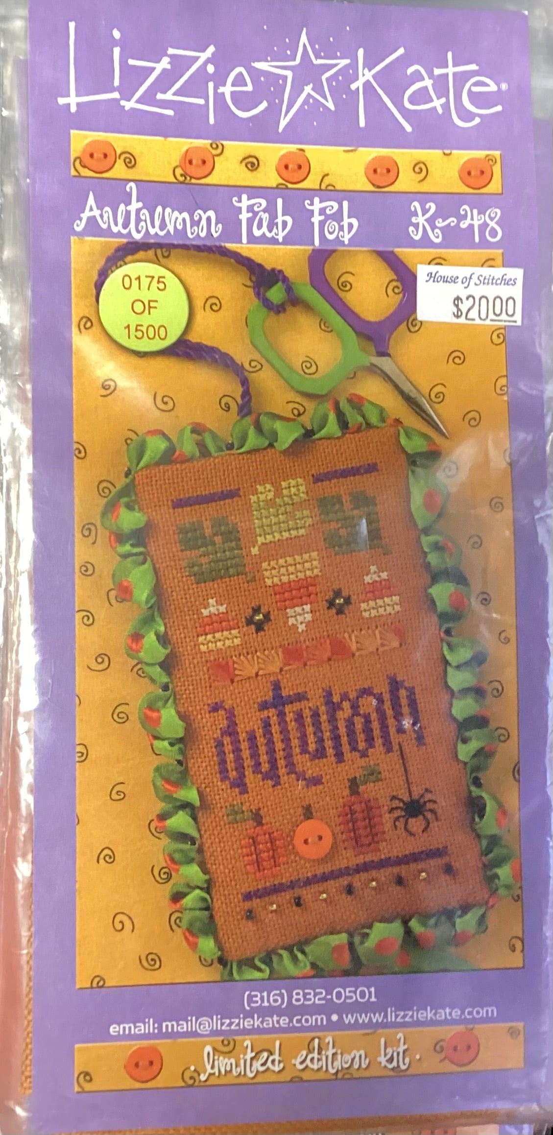 Autumn Fob Fab: Limited Edition Kit by Lizzie Kate K48