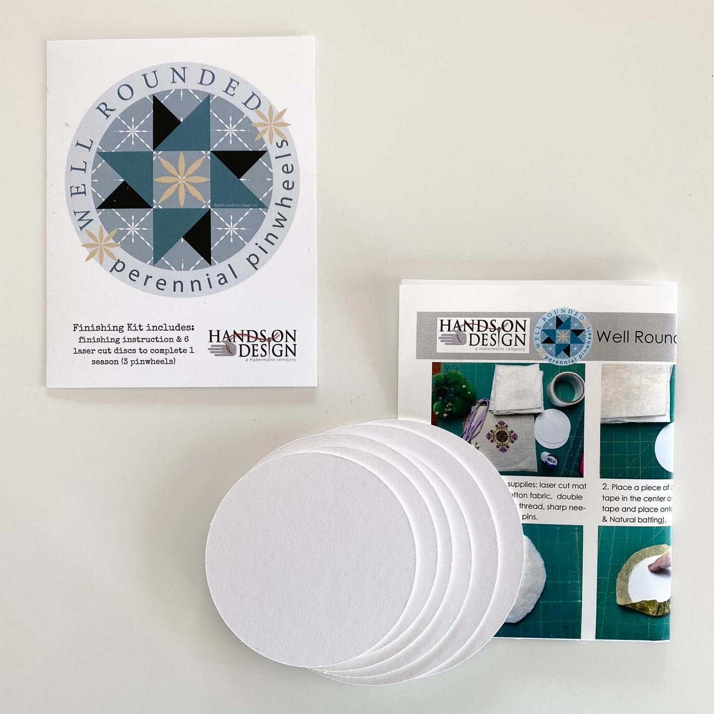 Well Rounded: Perennial Pinwheels Finishing Kit by Hands on Design
