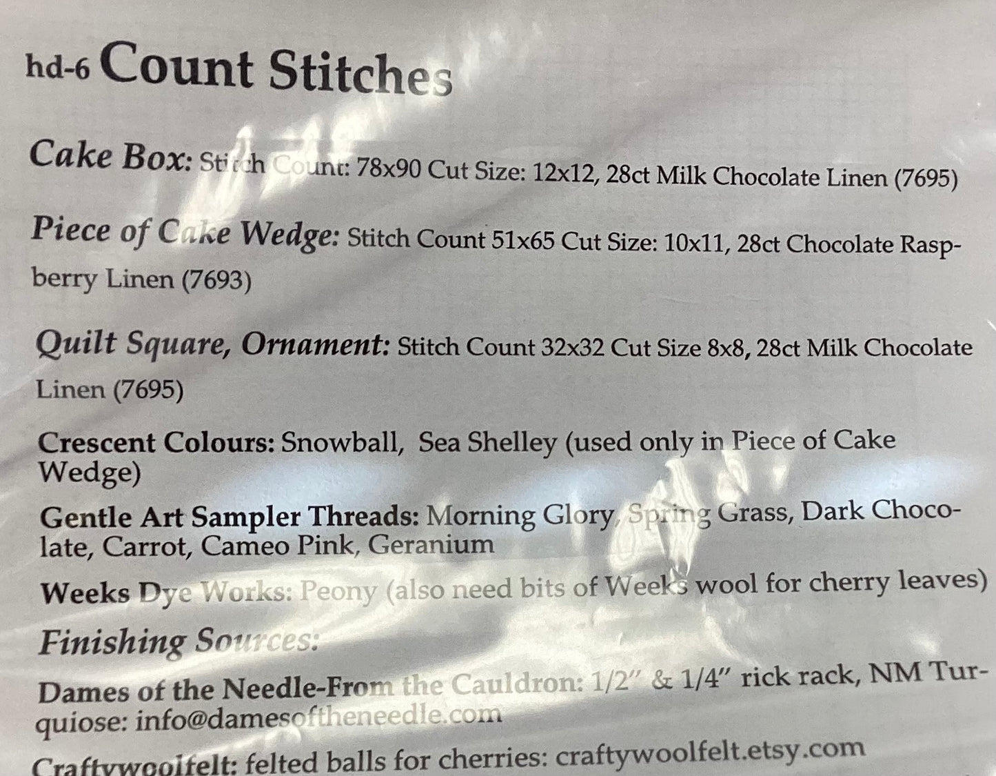 Count Stitches by Hands on Design hd6