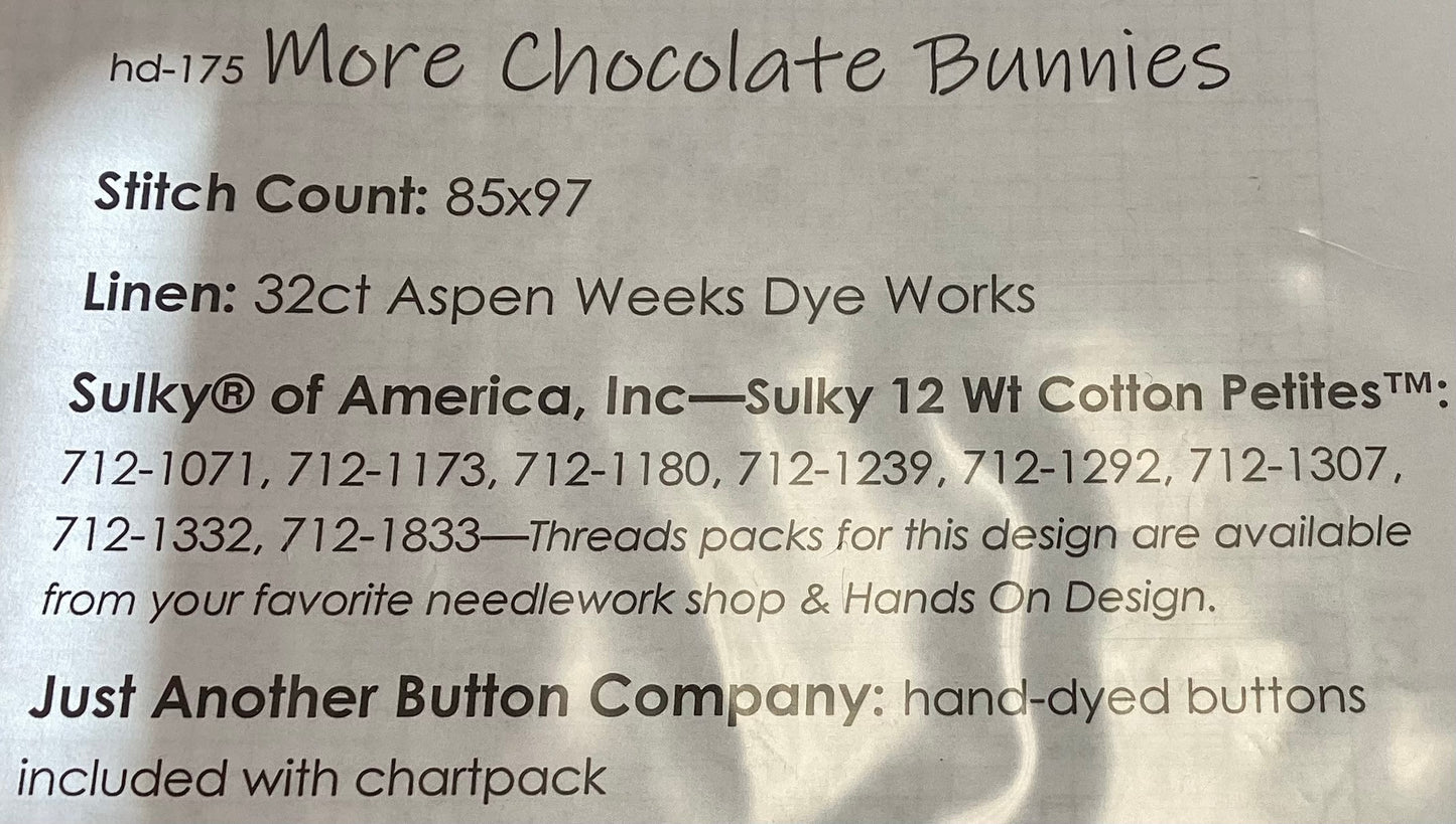 More Chocolate Bunnies by Hands on Design hd175