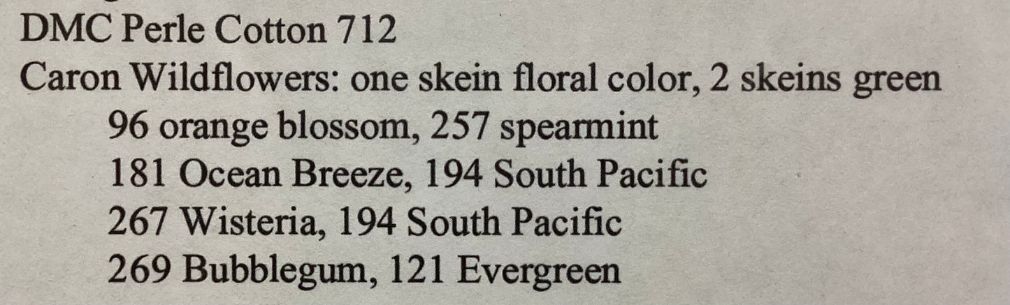 Midsummer Garden: Hardanger by Satin Stitches