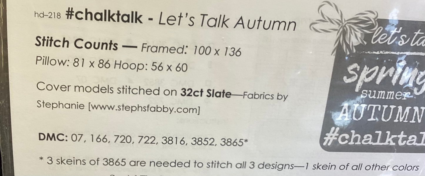 Let’s Talk: Autumn by Hands on Design hd218