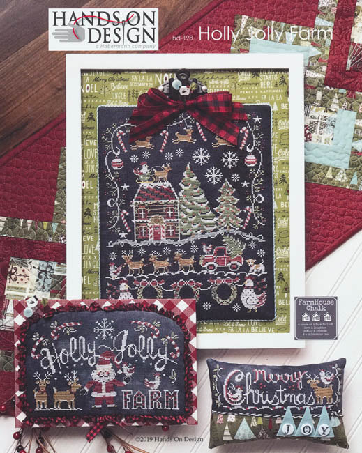 Farmhouse Chalk: Holly Jolly Farm by Hands on Design hd198