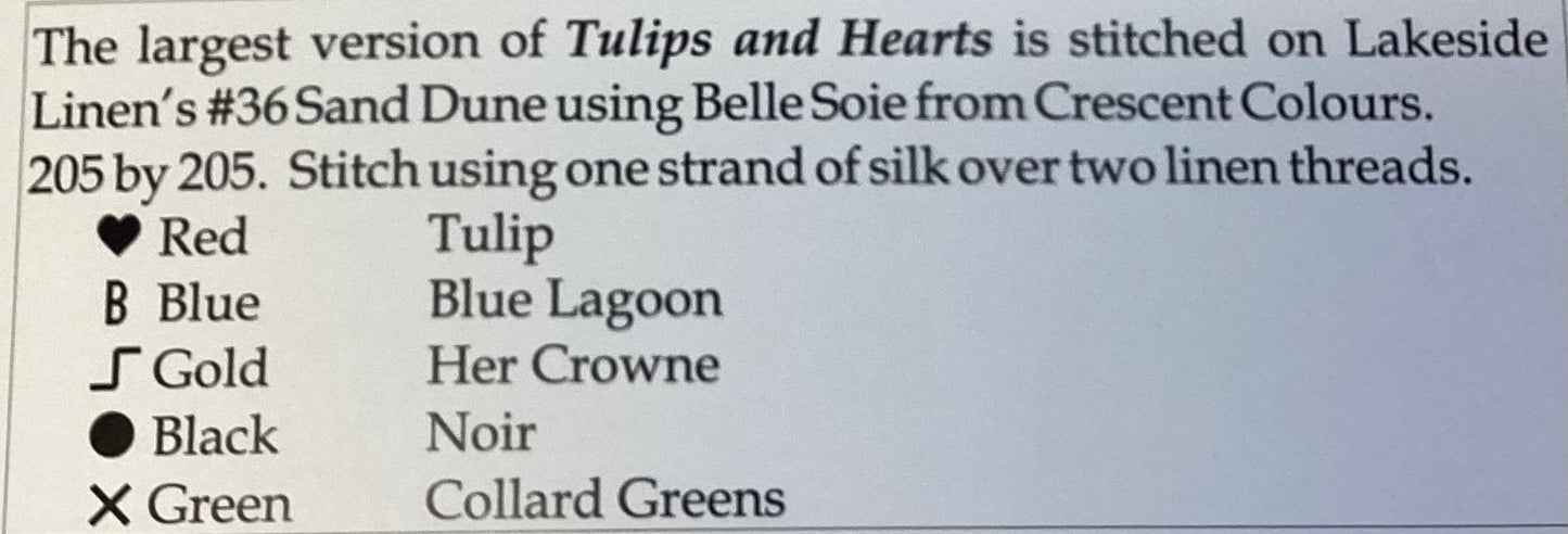 Tulips and Hearts by The Workbasket