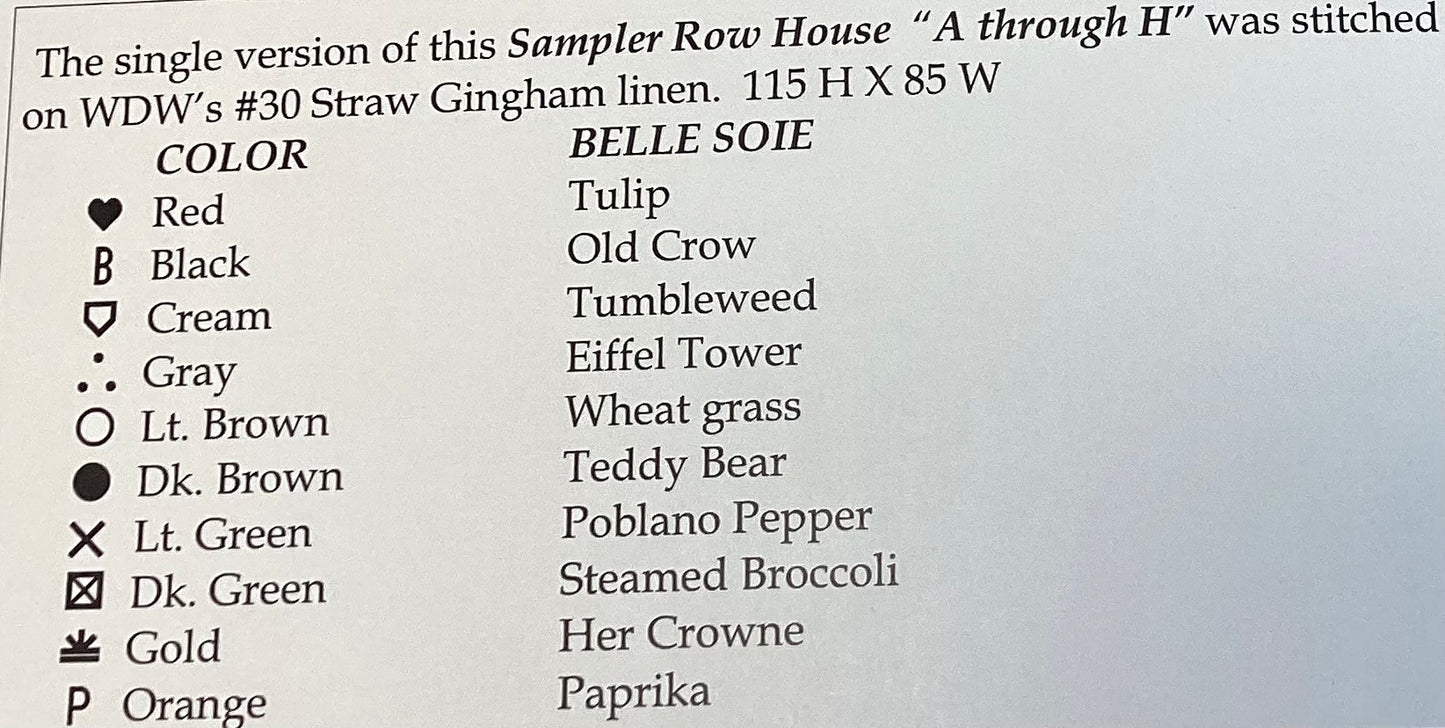 Sampler Row by The Workbasket