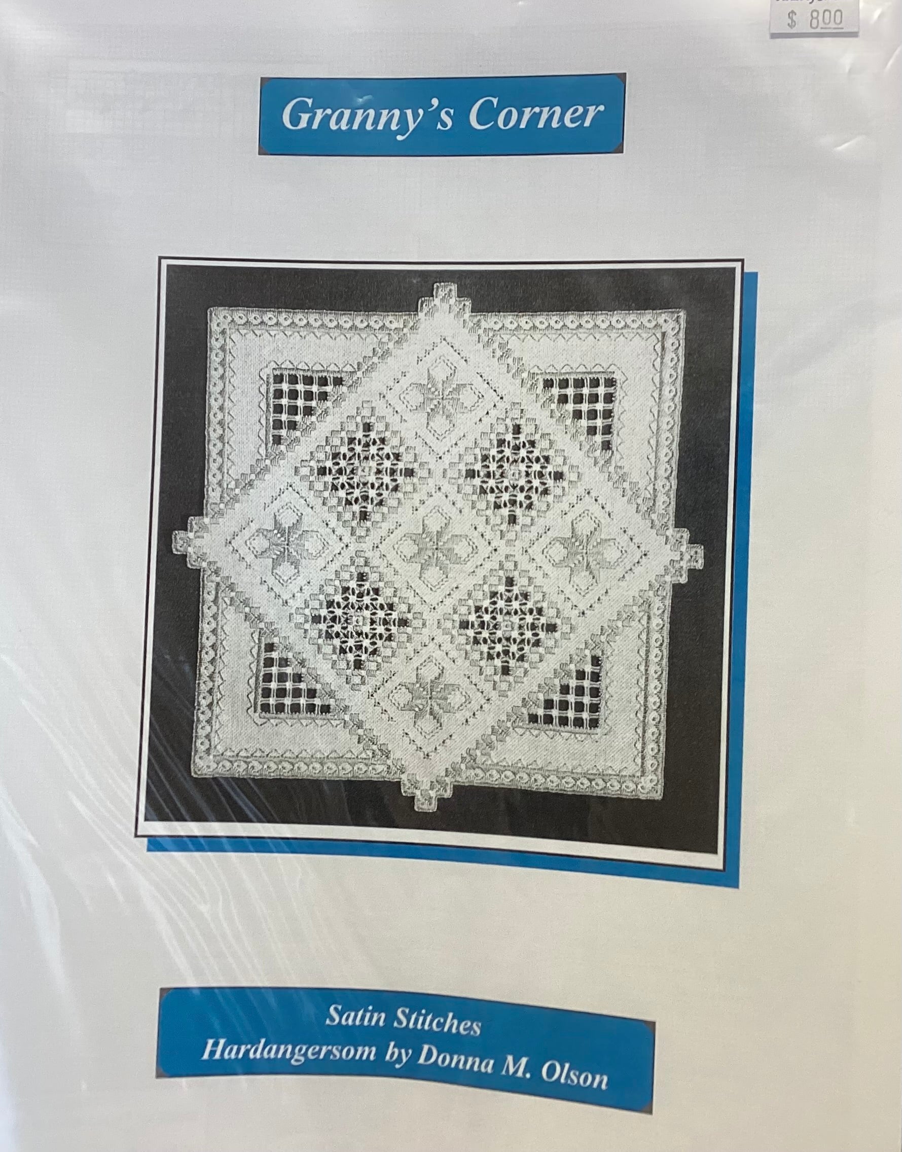 Granny’s Corner Hardanger by Satin Stitches HouseOfStitches