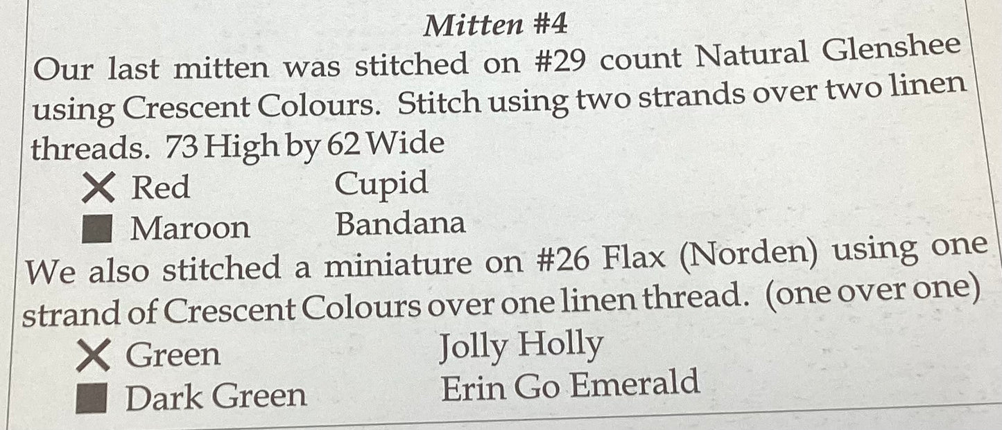 Mittens by The Workbasket