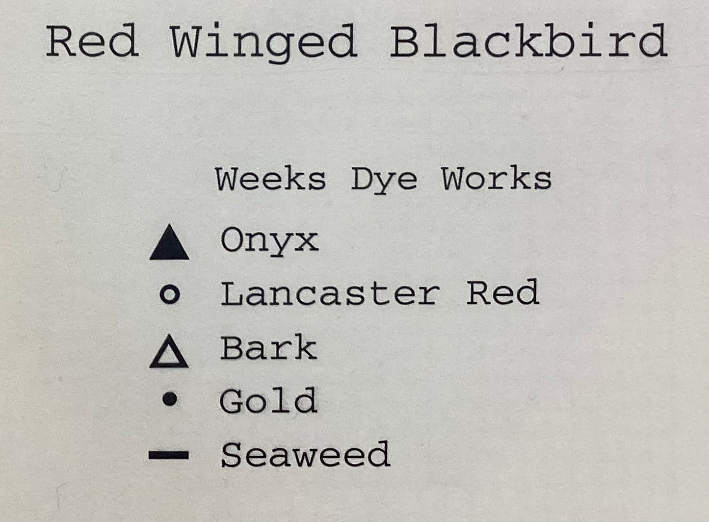 Red Winged Blackbird by Bent Creek