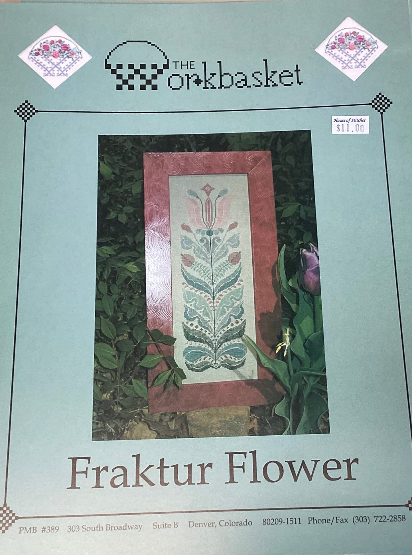 Fraktur Flower by The Workbasket