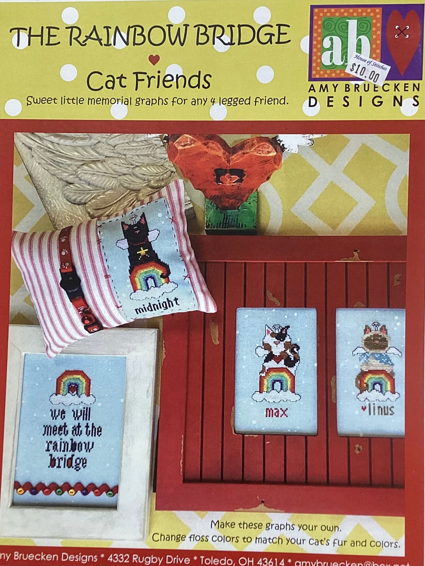The Rainbow Bridge: Cat Friends by Amy Bruecken Designs