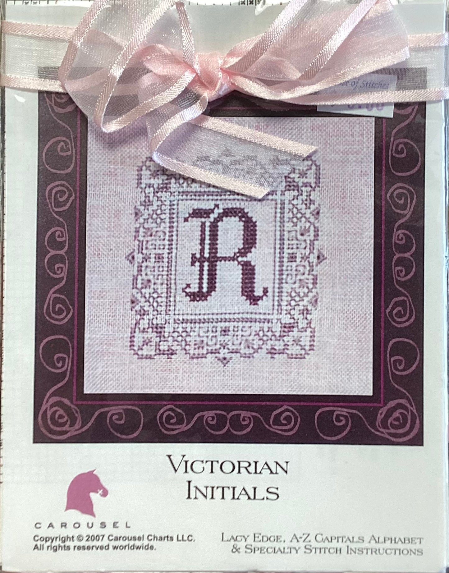 Victorian Initials: R by Carousel Charts LLC
