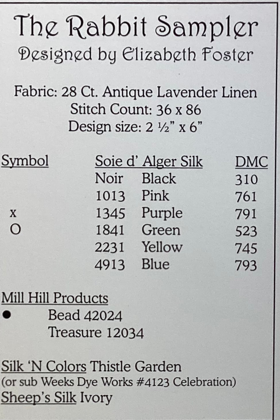 Sheep & Rabbit by Elizabeth’s Designs