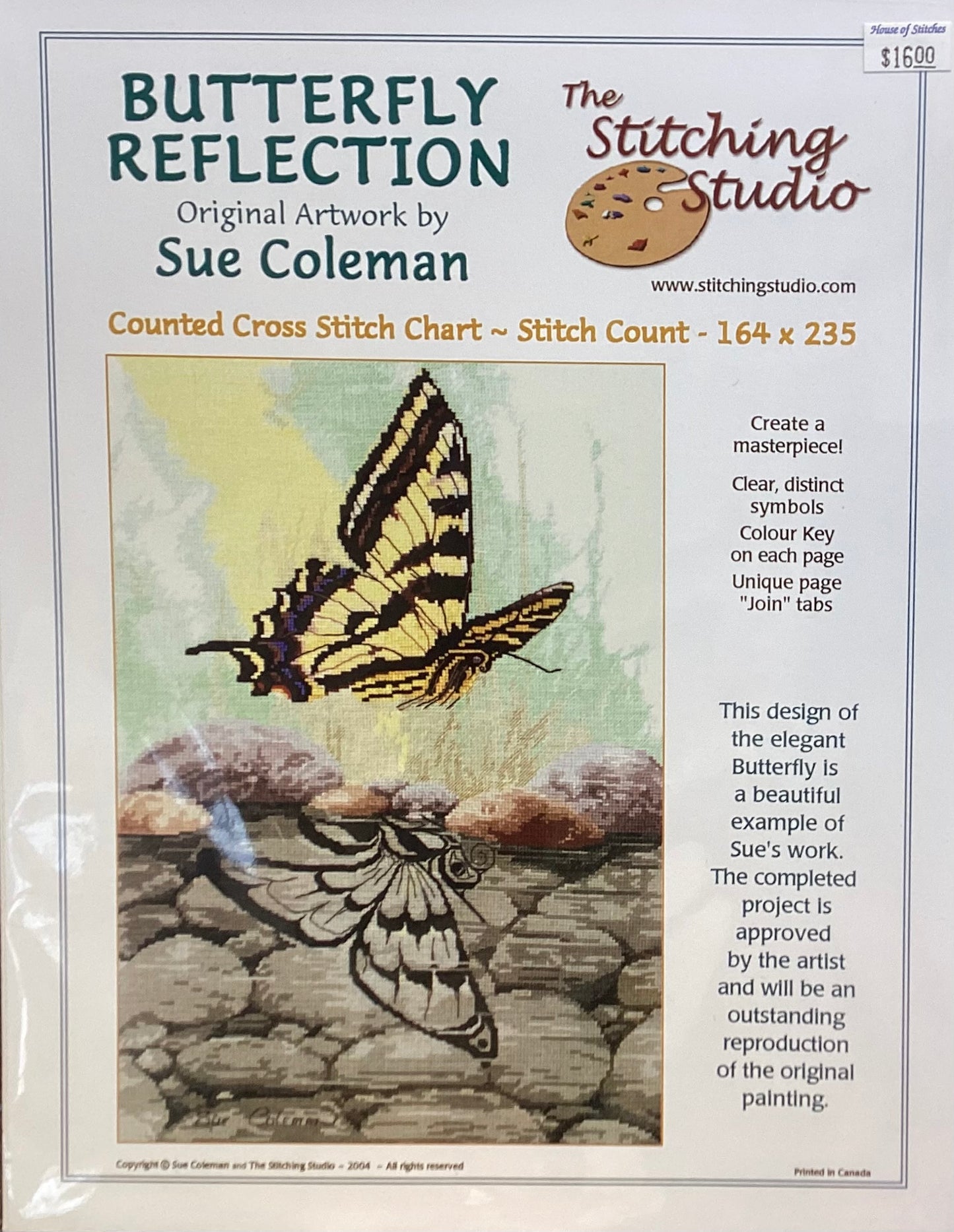Butterfly Reflection by The Stitching Studio