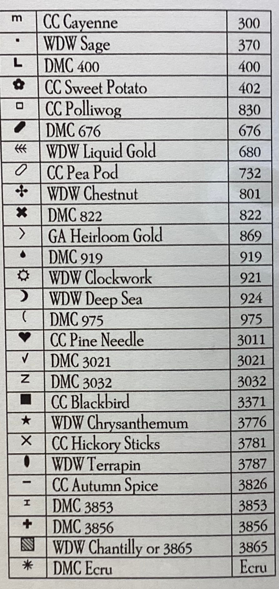 Autumn Moon by Plum Street Sampler