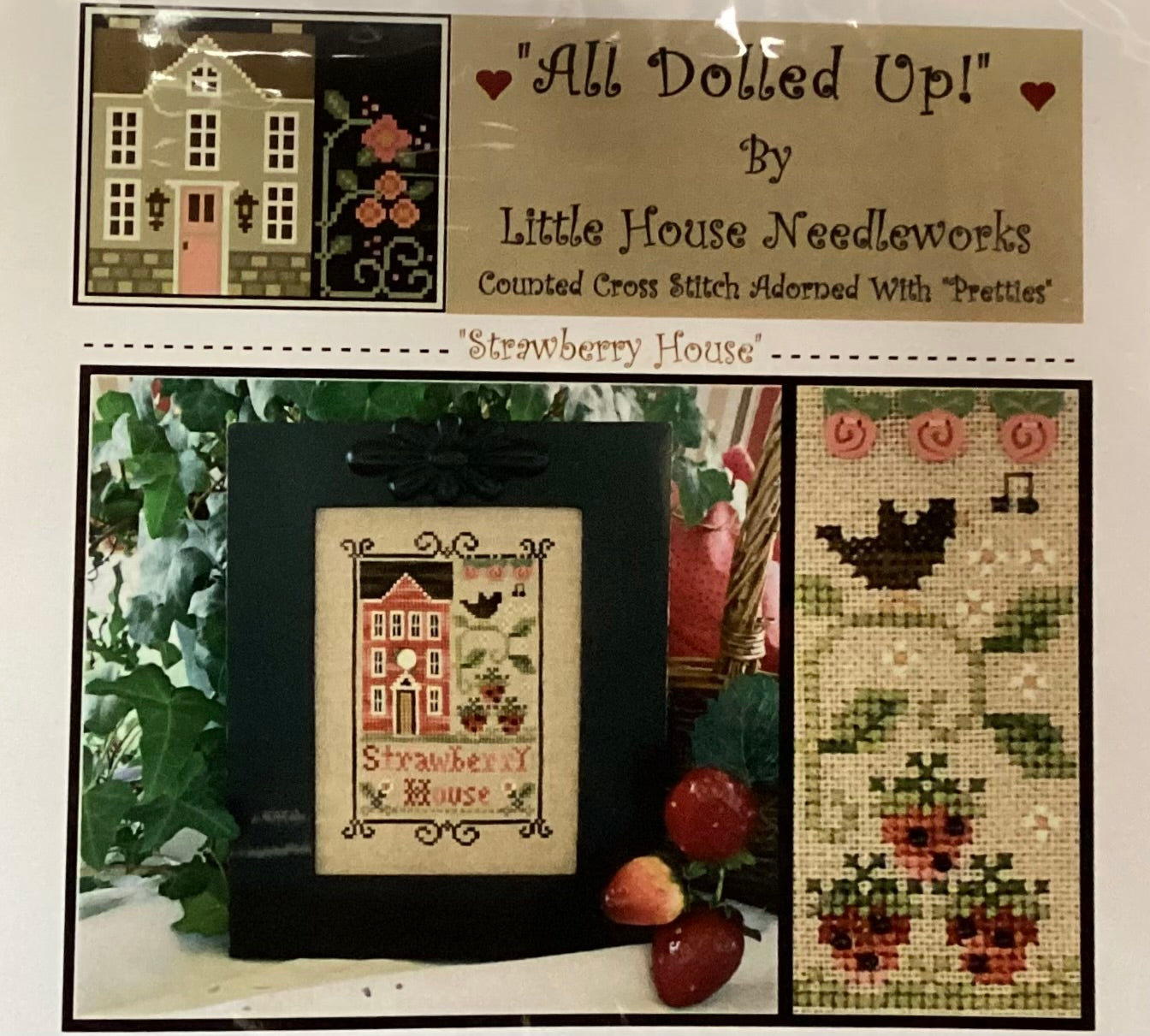 All Dolled Up! Strawberry House by Little House Needleworks