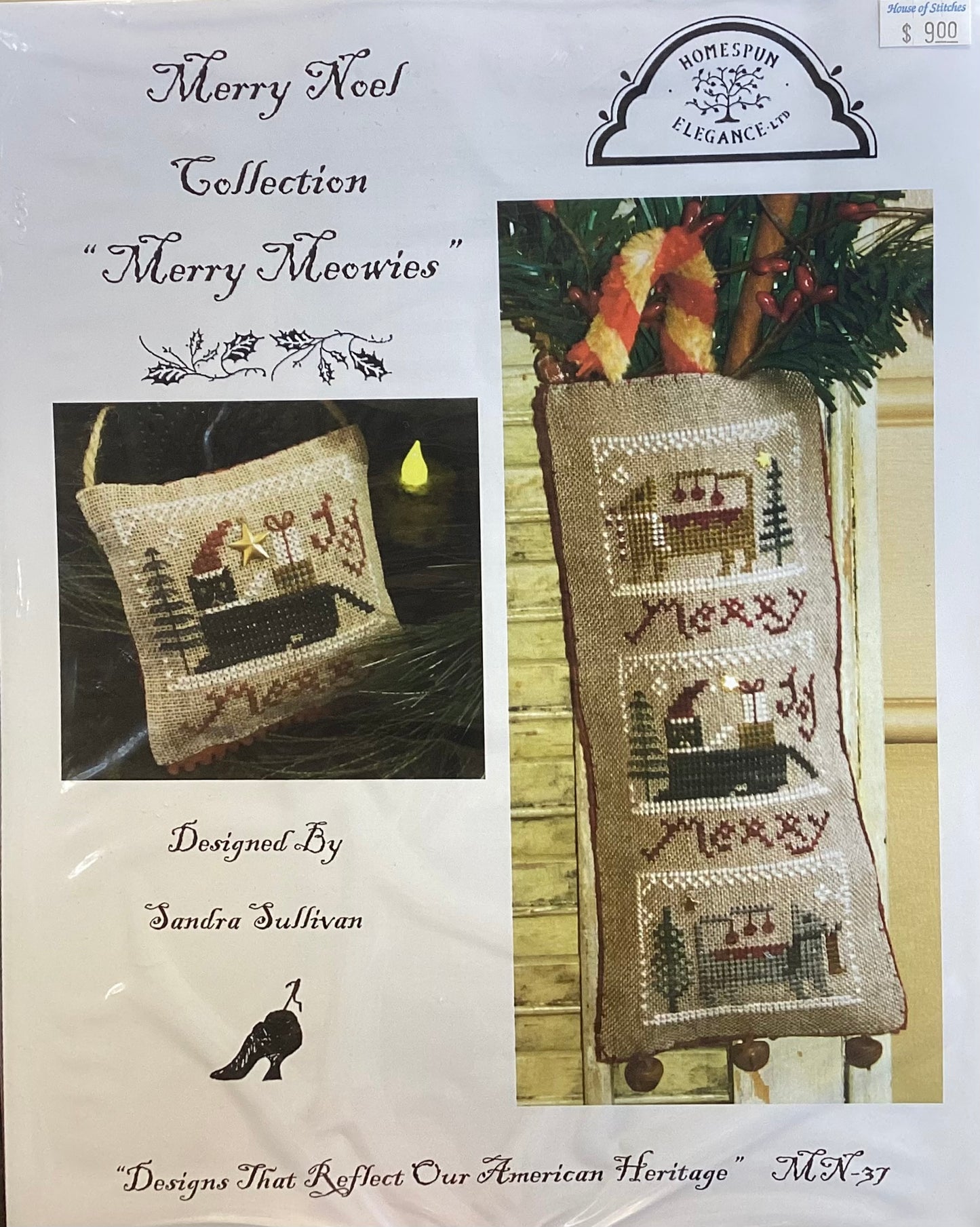 Merry Noel Collection: Merry Meowies by Homespun Elegance