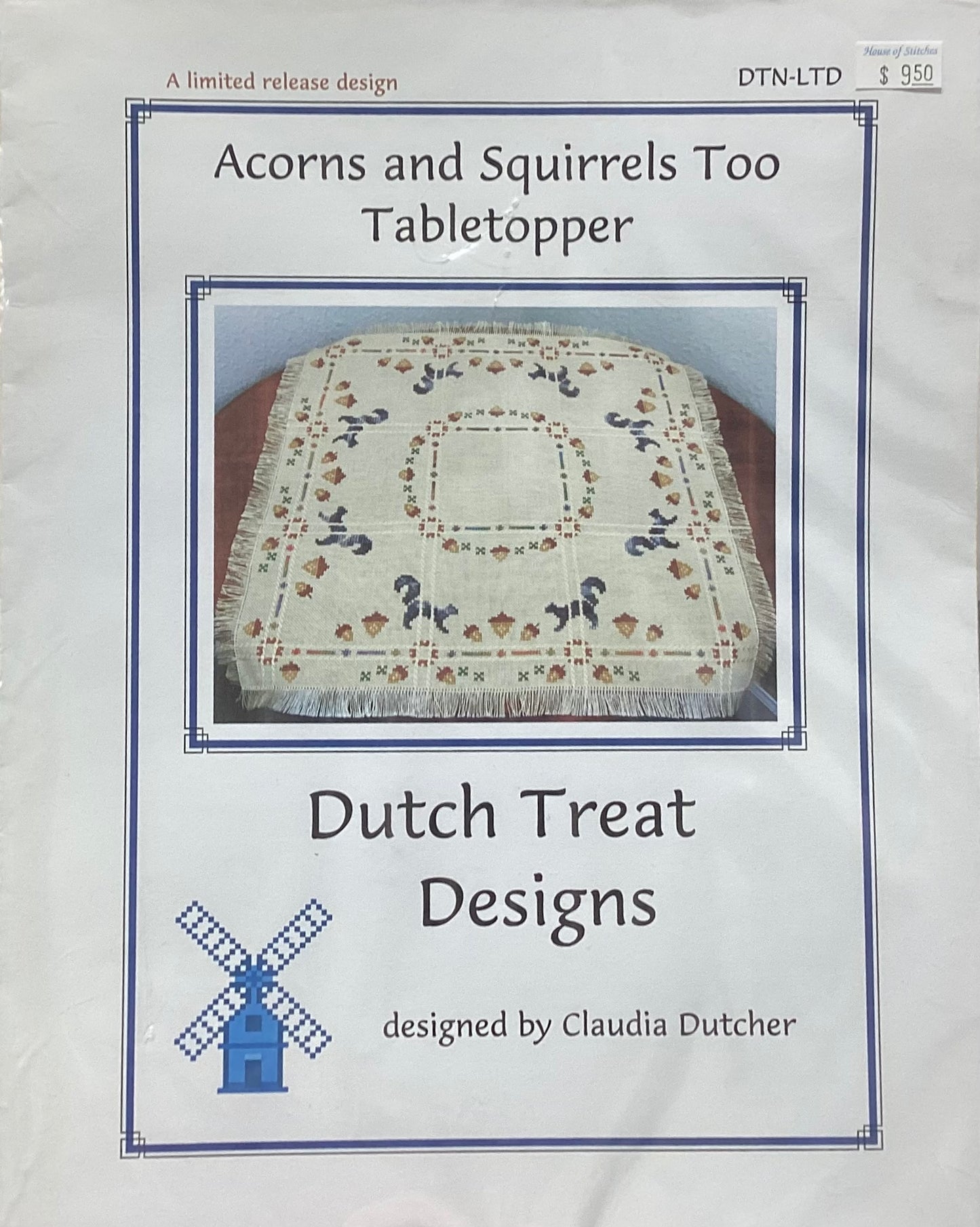 Acorns and Squirrels Too Tabletopper by Dutch Treat Designs