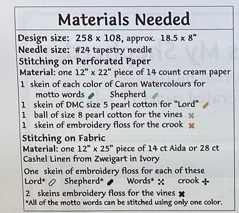 The Lord Is My Shepherd by Dutch Treat Designs