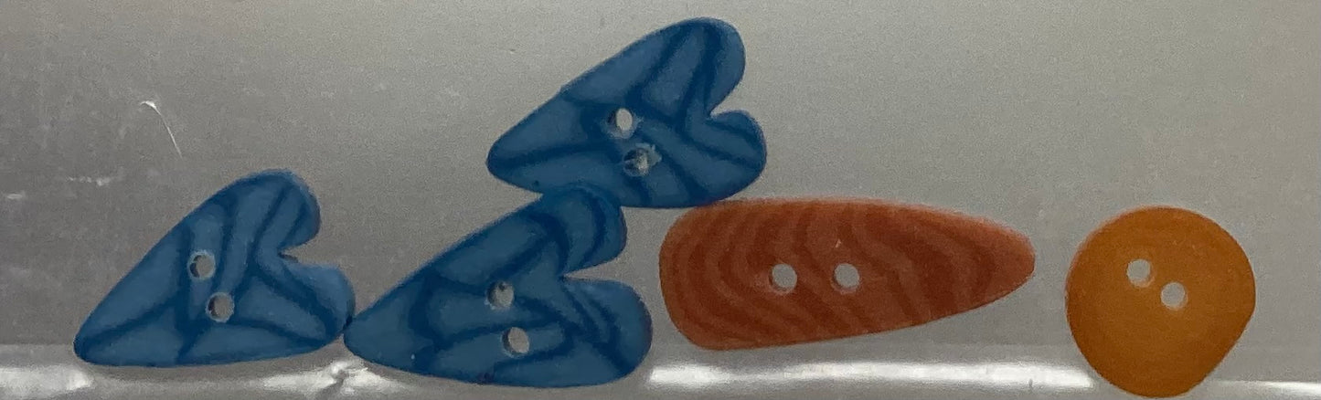 Designs by Gloria & Pat: Roly Poly January Embellishment Pack by Just Another Button Company