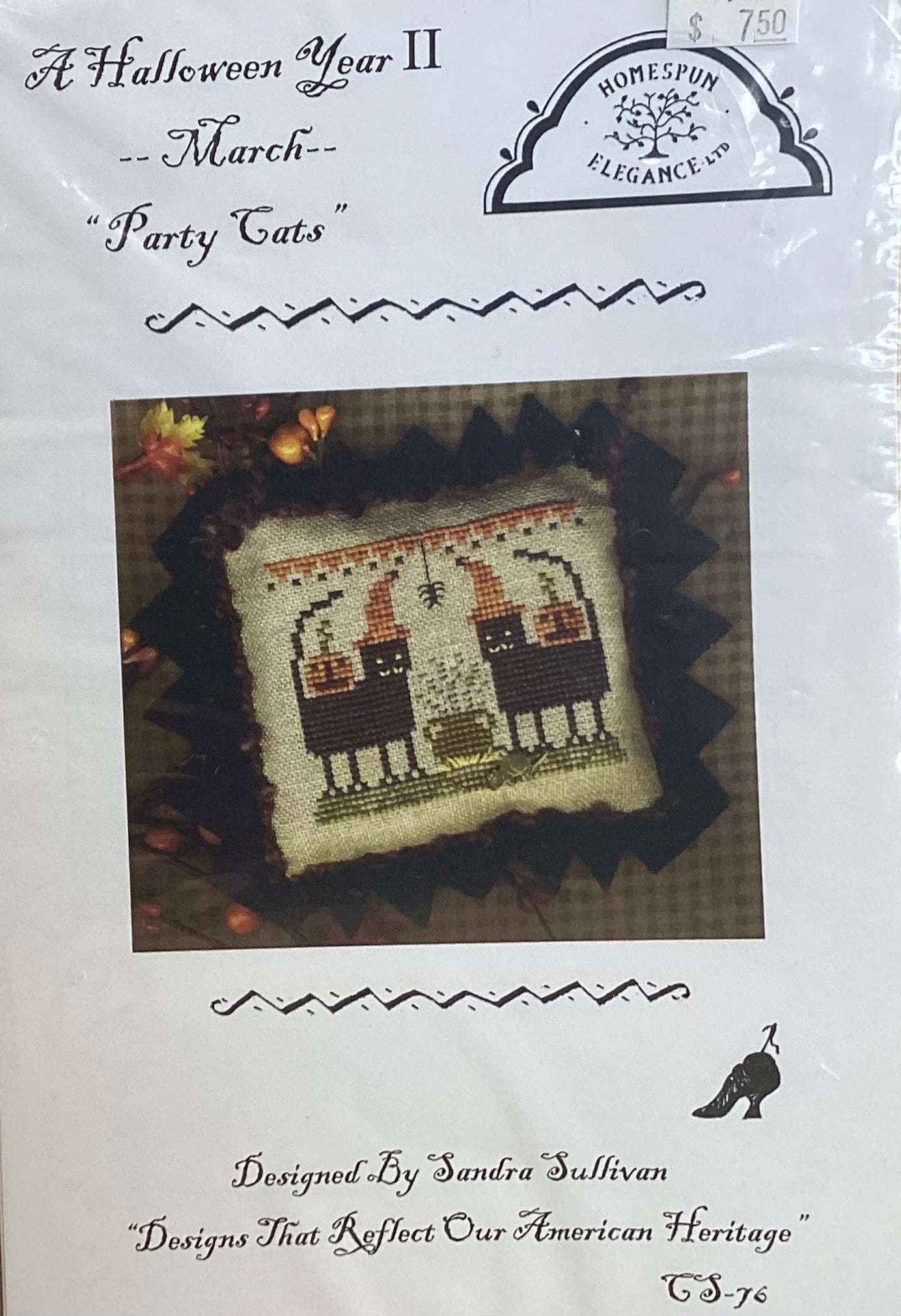 A Halloween Year II: March “Party Cats” by Homespun Elegance
