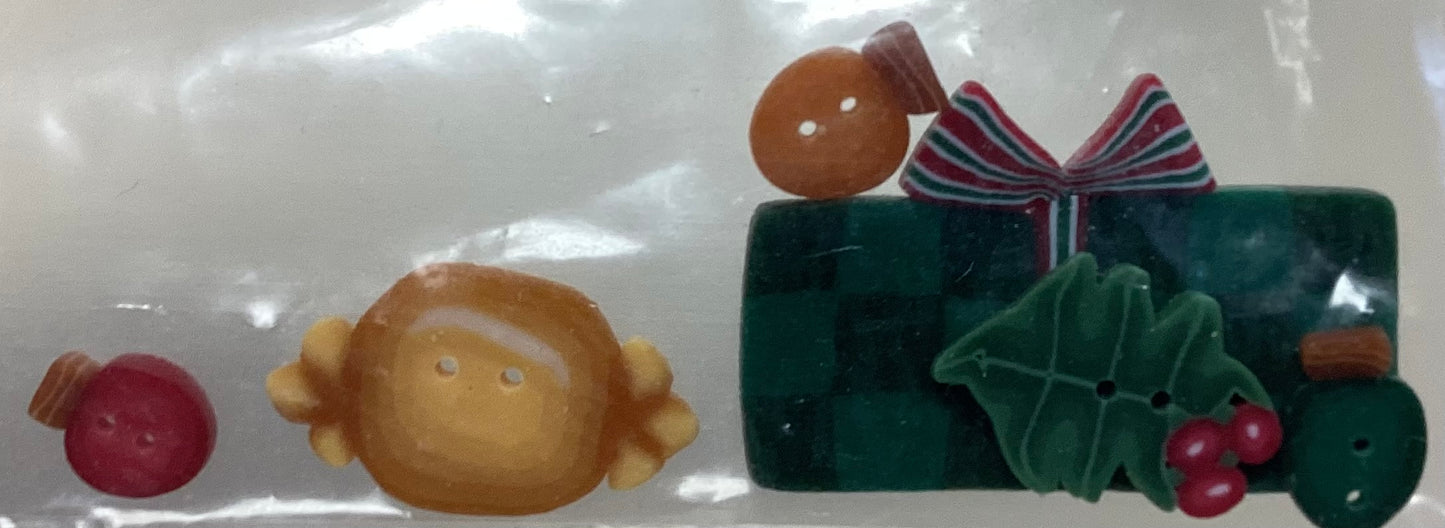 Heart in Hand Needleart: Christmas Medley Embellishment Pack by Just Another Button Company