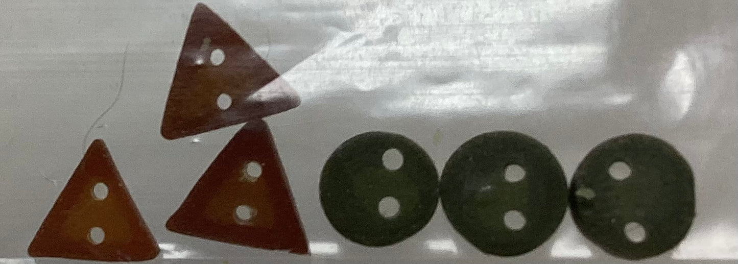 Heart in Hand Needleart: Halloween is a Hoot Embellishment Pack by Just Another Button Company