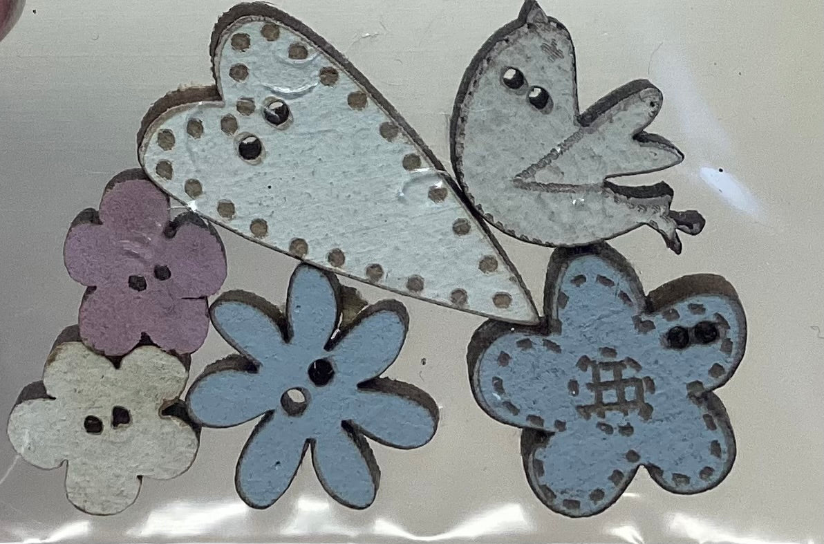 Wonderful Life Embellishment Pack by Heart in Hand Needleart