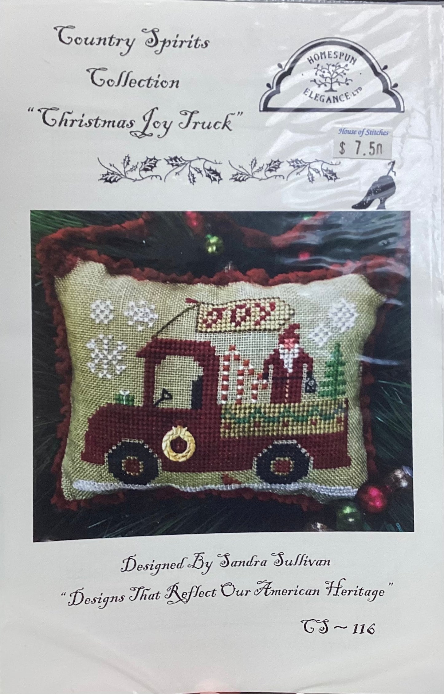 Country Spirits Collection: Christmas Joy Truck by Homespun Elegance