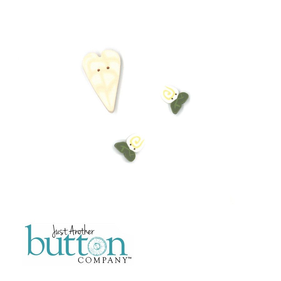 Little House Needleworks: Loving You Embellishment Pack by Just Another Button Company