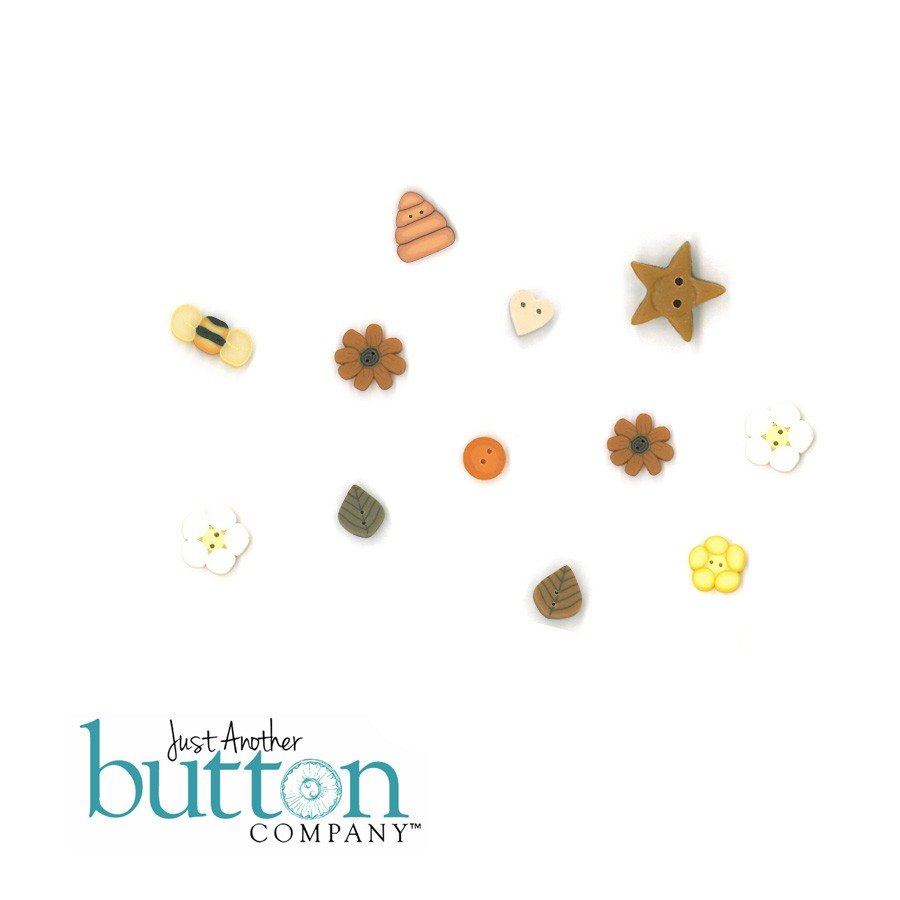 SamSarah Design Studio: Bee Line Embellishment Pack by Just Another Button Company