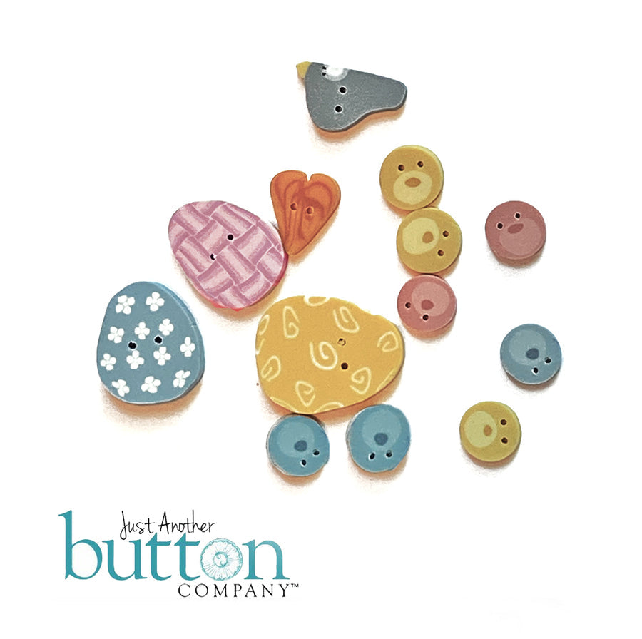 SamSarah Design Studio: Hare Line Embellishment Pack by Just Another Button Company