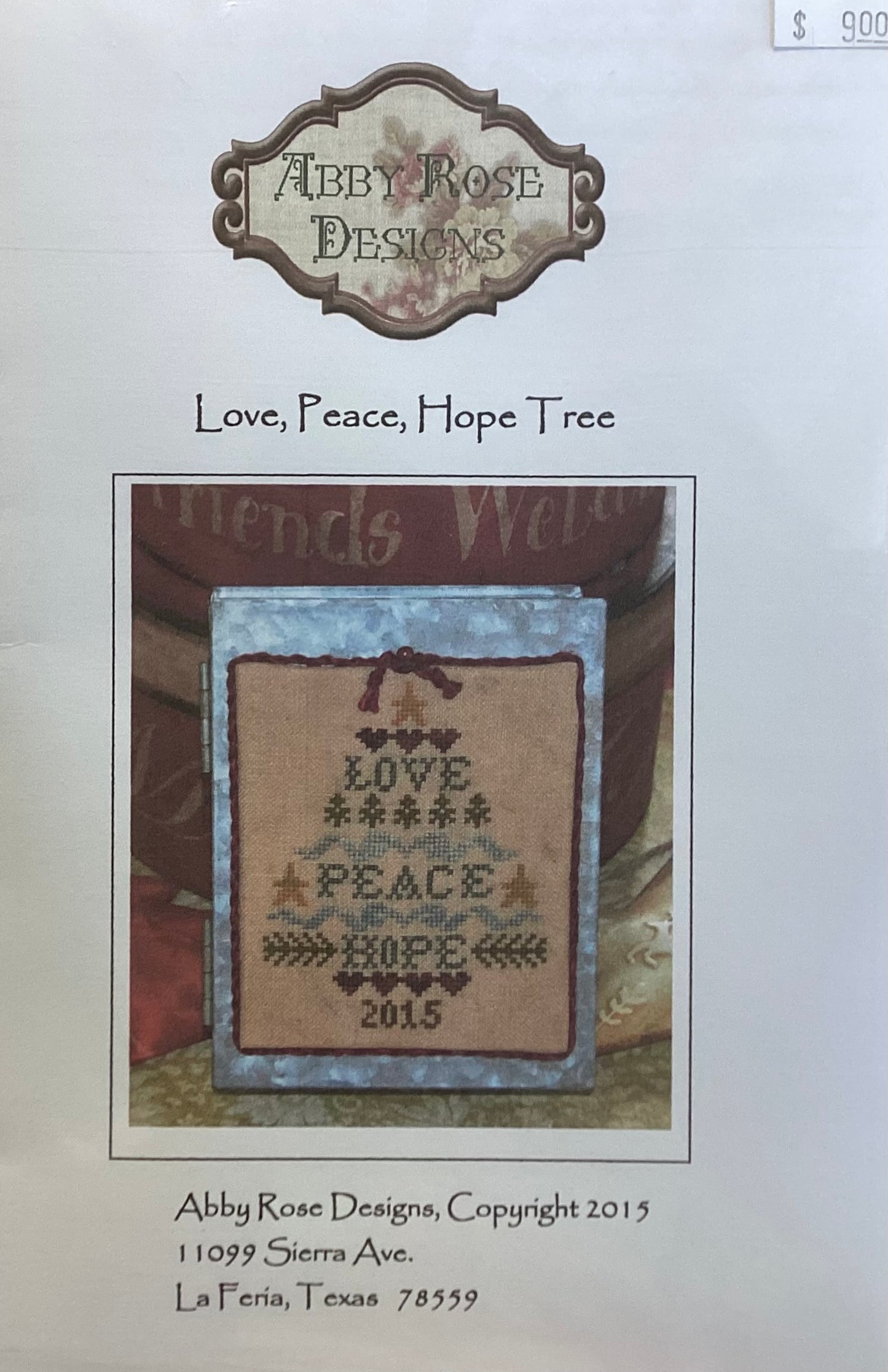 Love , Peace, Hope Tree by Abby Rose Designs